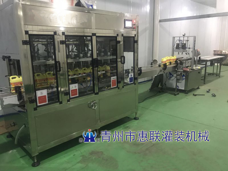 全自動洗化品灌裝生產(chǎn)線